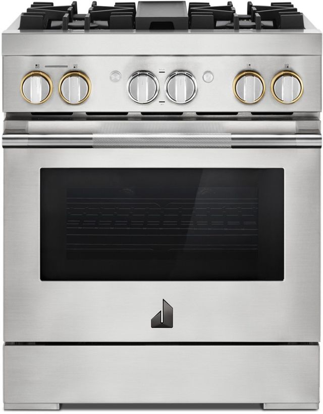 JennAir® RISE™ 30" Stainless Steel Freestanding Dual Fuel Natural Gas Range