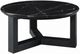 ACME Furniture Dara Marble Top 32" Coffee Table with Black Base-0