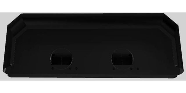 Vent-A-Hood® Designer Series 66" Black Wall Mounted Range Hood-3