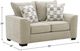Albany Industries Glenrock Beige Loveseat-2