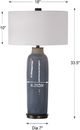 Uttermost® Vicente Slate Blue Table Lamp-2