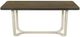 Coaster® Biloxi Brown Dining Table with Grayish Base -1