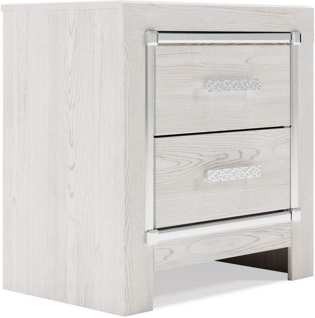 Signature Design by Ashley® Altyra 4-Piece White King Upholstered Panel Storage Bed Set-4