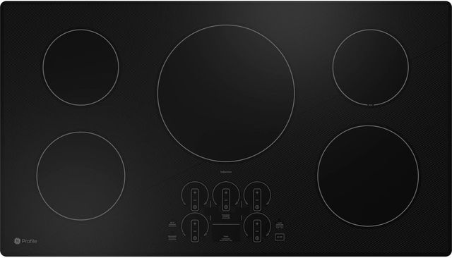 GE Profile™ 36" Black Induction Cooktop-0