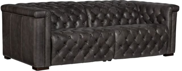 Hooker® Furniture MS Savion Bellagio Gravel Power Reclining Sofa with Power Headrest-0