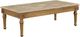 ACME Furniture Daesha Brown Marble Top Coffee Table with Antique Gold Base-0