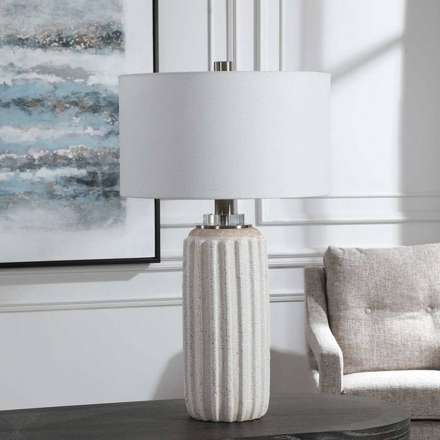 Uttermost® Azariah Beige/Distressed Cream Table Lamp-1