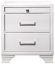 Global Furniture USA Jordyn White Nightstand-1