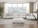 Homelegance® Tinley 5-Piece Beige Modular Sectional with Chaise and Ottoman-1