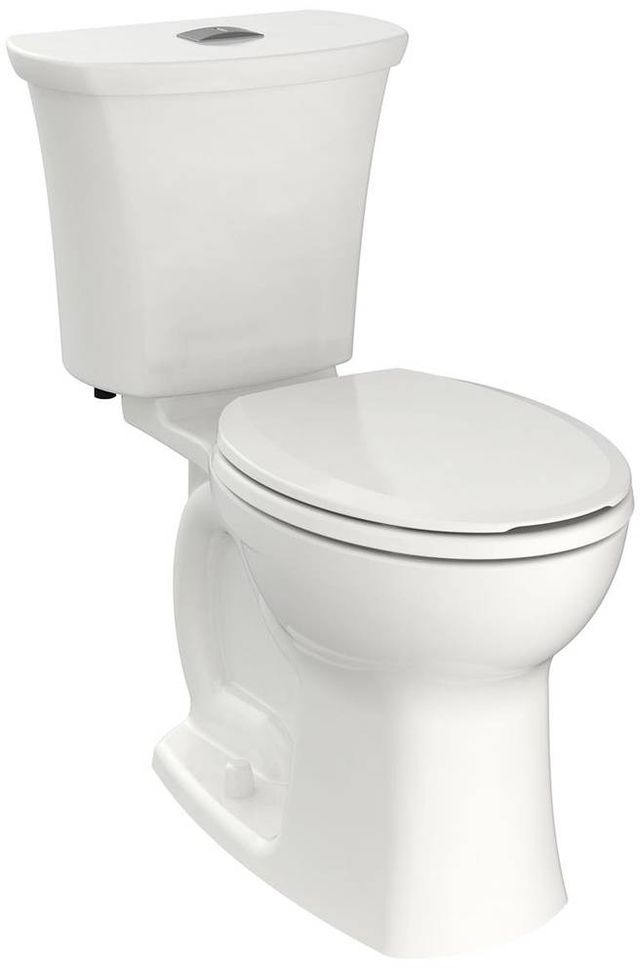 American Standard Edgemere® White Right Height® Round Front Dual Flush Toilet-1