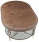 Michael Amini® Villa Cherie Hazelnut Oval Cocktail Table-4