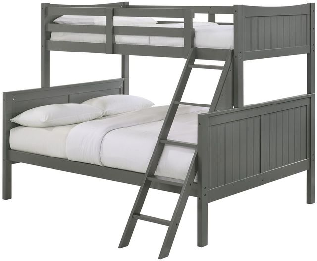 Elements International Sami Grey Twin/Full Lower HB/FB Panel and Slats-0
