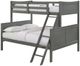 Elements International Sami Grey Twin/Full Lower HB/FB Panel and Slats-0