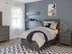 Jofran Inc. Maxton Stone King Panel Bed-1
