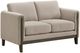 Coaster® Islington 2-Piece Taupe Upholstered Panel Arm Sofa Set-3