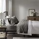 Olliix by Madison Park Peached Percale Charcoal Twin Cotton Sheet Set-2