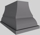 Vent-A-Hood® Designer Series 60" Gunsmoke Island Range Hood-3