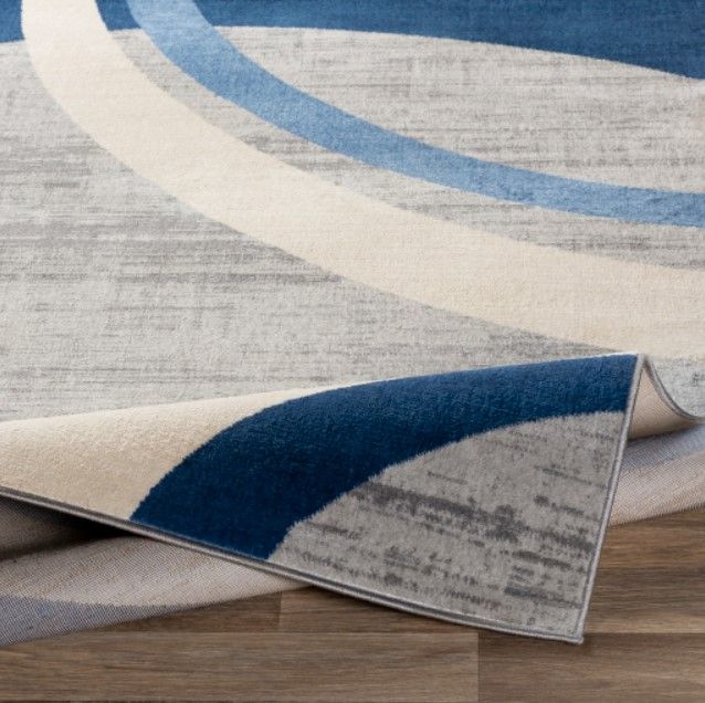 Surya Monaco Ivory/Navy 4'x6' Area Rug-4