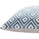 Surya Kanga Dark Blue 22"x22" Toss Pillow with Polyester Insert-1