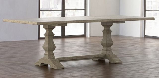 Bassett® Furniture Customizable BenchMade Harvest 108" Oak Live Edge Dining Table-2