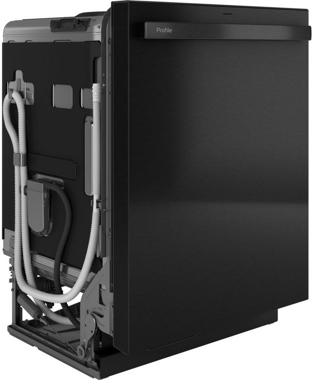 GE Profile™ 24" Fingerprint Resistant Black Stainless Steel Top Control Built In Dishwasher-10