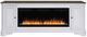 Liberty Furniture Antique White/Weathered Bark 82" TV Console with Fireplace-2