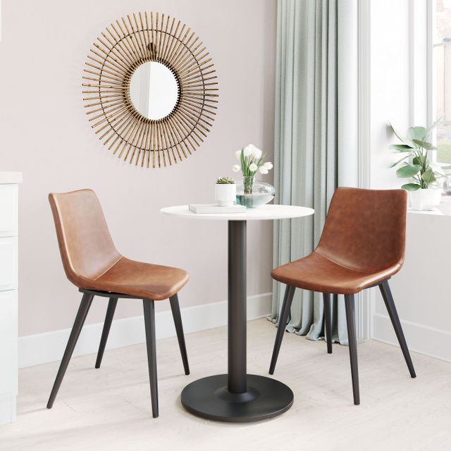Zuo® Modern Daniel Vintage Brown Dining Chair-2