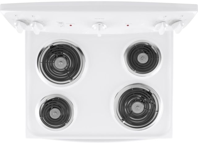 GE® 30" White Freestanding Electric Range-4