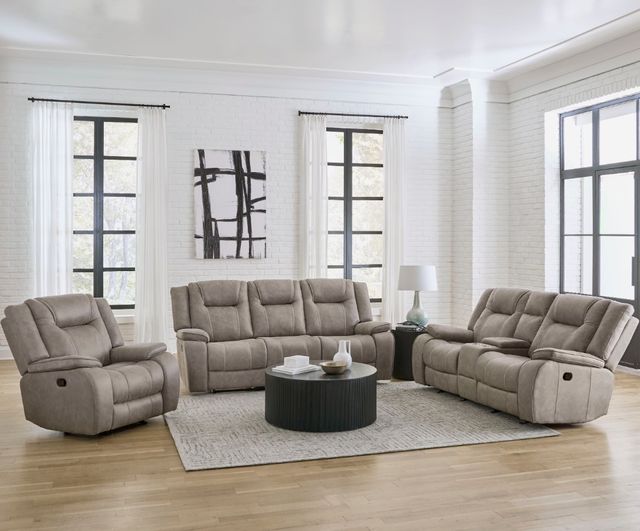 Parker House® Blake Desert Taupe Manual Reclining Sofa-2