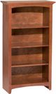 Whittier Wood® Furniture Customizable McKenzie 4-Shelf 24" Bookcase-0