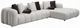 ACME Furniture Poma 2-Piece Ivory White Sectional-0