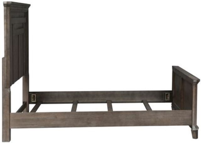 Liberty Furniture Artisan Prairie Gray Dusty Wax King Panel Bed-3