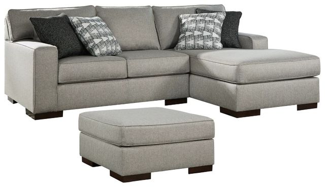 Benchcraft® Marsing Nuvella 3-Piece Slate Living Room Seating Set-0