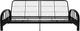 dhp furniture® Aiden Black Futon Frame-4