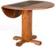 Sunny Designs™ Sedona Brown Drop Leaf Table with Insert Slate Top -1