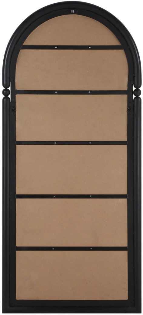 Renwil® Arcade Matte Black Full Length Mirror-3