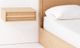 EQ3 Marcel Oak Single Drawer Floating Nightstand-3