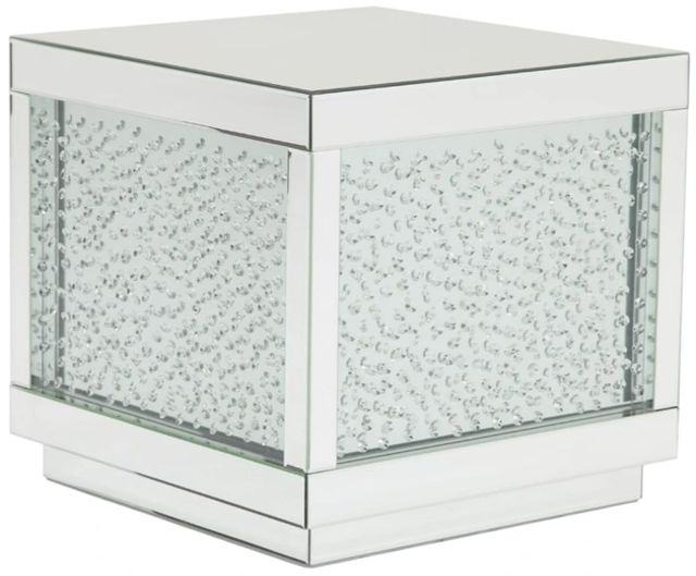 Michael Amini® Montreal™ Mirrored 24" End Table-0