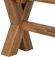 A & B Home Cross Brown Bench-4