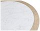Fairfield® Everett Biscotti Large Round Bunching Cocktail Table with White Carrara Stone Top-3