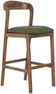 International Furniture Direct Silver Brown/Green 24" Bar Stool-0