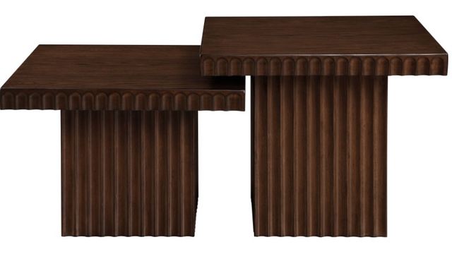 Meridian Furniture Spencer 2-Piece Brown 21" Occasional Table Set-2