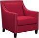 Elements International Erica Berry Chair and Ottoman Set-1