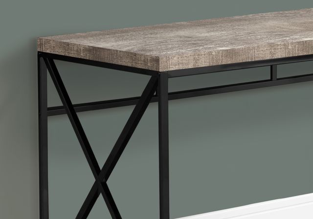 Monarch Specialties Inc. Taupe Reclaimed Wood 48" Computer Desk-3
