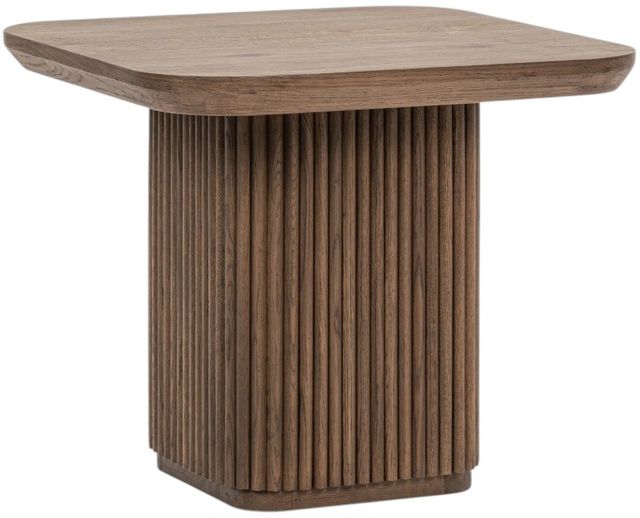 Classic Home Vander Tawny Brown Square End Table-0