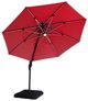 Furniture of America® Xico Red Aluminum/Fabric Outdoor Patio Umbrella and Base-0