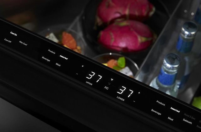 JennAir® Rise™ 24" 4.7 Cu. Ft. Stainless Steel Double Refrigerator Drawers-2