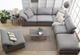 Moe's Home Collection Clay 6-Piece Light Grey L-Shaped Modular Sectional and Ottoman-3
