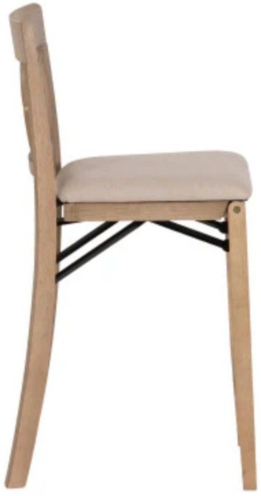 Linon Triena Brown X-Back Counter Stool-4