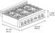 ZLINE Autograph Edition 36" Satin Stainless Steel Gas Rangetop-1